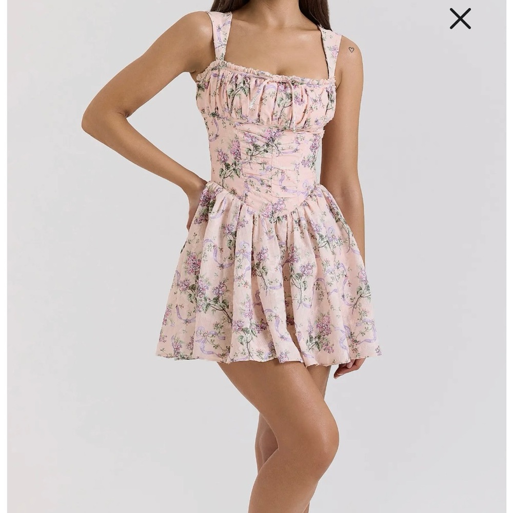 Ophelia Floral Fit & Flare Romper